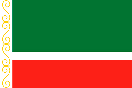 Чеченская республика - флаг